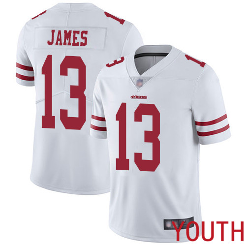 San Francisco 49ers Limited White Youth Richie James Road NFL Jersey 13 Vapor Untouchable